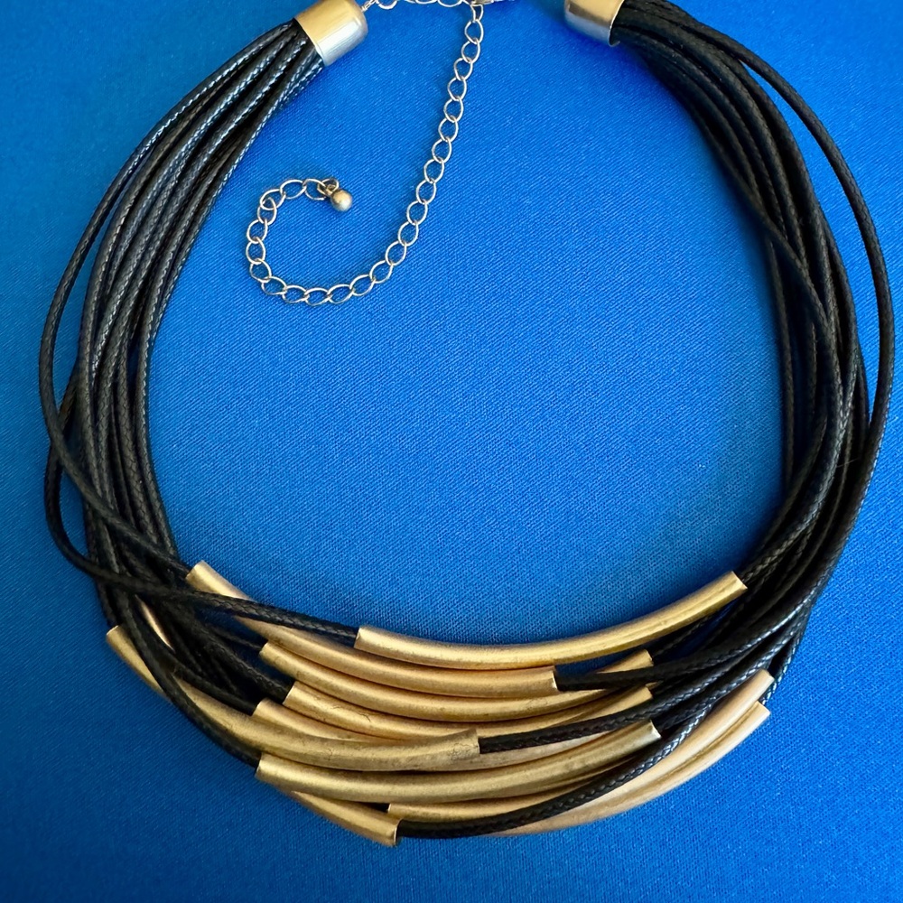 Black and Gold Necklace